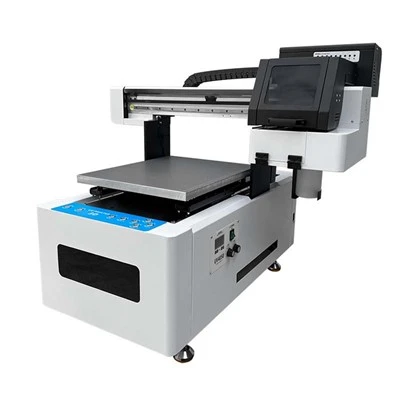 Mini UV Flatbed Tshuab Luam Ntawv 4050 Iav Ncej Luam Ntawv Pob Zeb Tshuab Luam Ntawv